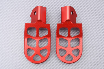 Pair of Dirtbike / Offroad aluminum footrests HONDA CRF 150 / 230 / 250 F 2003 - 2024