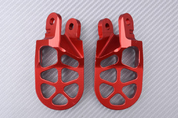 Pair of Dirtbike / Offroad aluminum footrests HONDA CR 80 / 85 R / RB 1996 - 2007