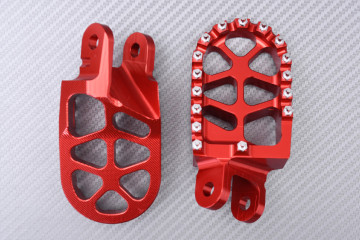 Pair of Dirtbike / Offroad aluminum footrests HONDA CR 80 / 85 R / RB 1996 - 2007