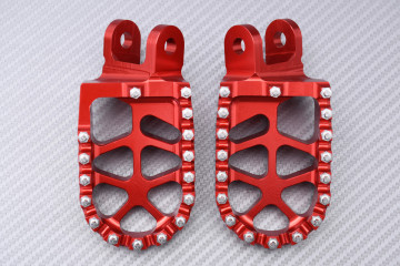 Pair of Dirtbike / Offroad aluminum footrests HONDA XR 230 / 250 / 400 / 600 / 650 R / L 1989 - 2024