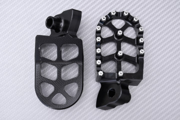 Pair of Dirtbike / Offroad aluminum footrests YAMAHA YZF 250 / 400 / 426 / 450 / X 1998 - 2024