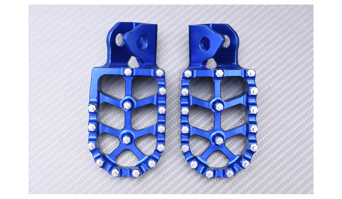 Repose pieds Cross / Enduros en aluminium YAMAHA WR / WRX 250 2008 2020