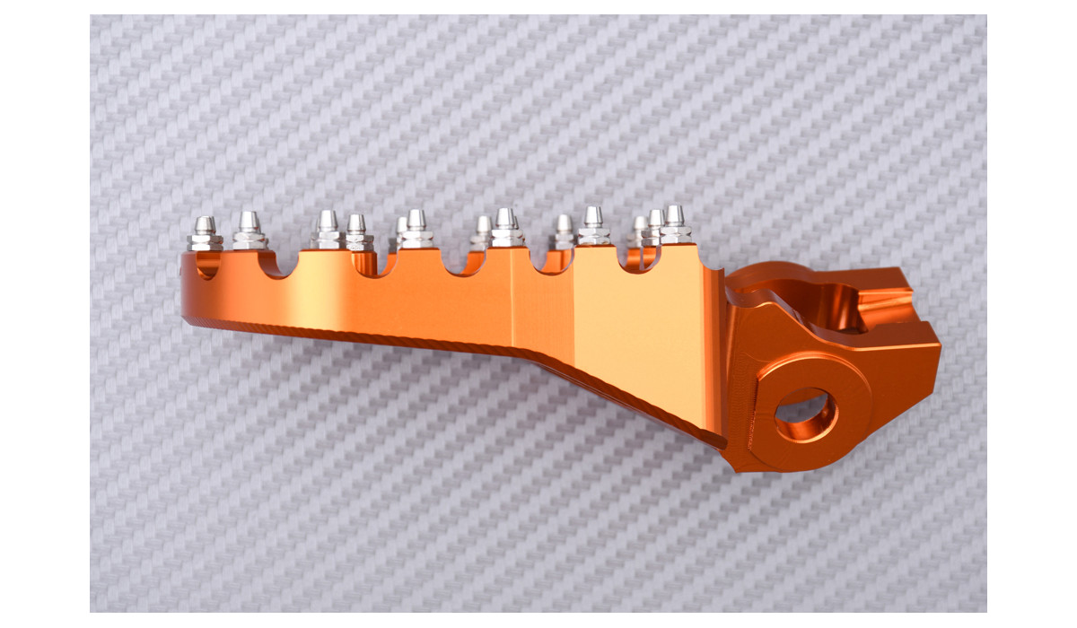 Repose-pieds XDure KTM EXC/SX/LC4 03-16 Alu Orange - Neuf