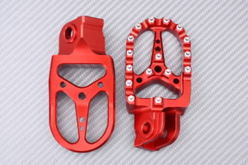 Pair of Dirtbike / Offroad aluminum footrests BETA RS / RRS / RR 400 / 430 / 450 / 480 / 500 / 520 2006 - 2019