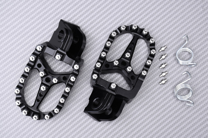 Repose-pieds Cross / Enduros en aluminium HUSABERG FS / FX / FE 390 / 450 / 550 / 570 / 650 2004 - 2013