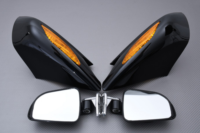 Pair of Aftermarket Rearview Mirrors with Integrated Turn Signals HONDA PAN EUROPEAN ST 1300 2002 - 2017