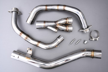 Tubo Centrale Di Scarico In Acciaio Inox Per CBR500R CB500X CBR400R CB400X (2013-2015) - Headerbs