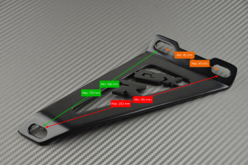 Staffa supporto scarico / marmitta  in alluminio per Suzuki GSXR