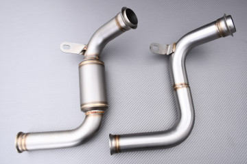 Tube intermédiaire / Mid Pipe décatalyseur pour échappement KTM RC / DUKE 125 / 250 / 390 2017 - 2020