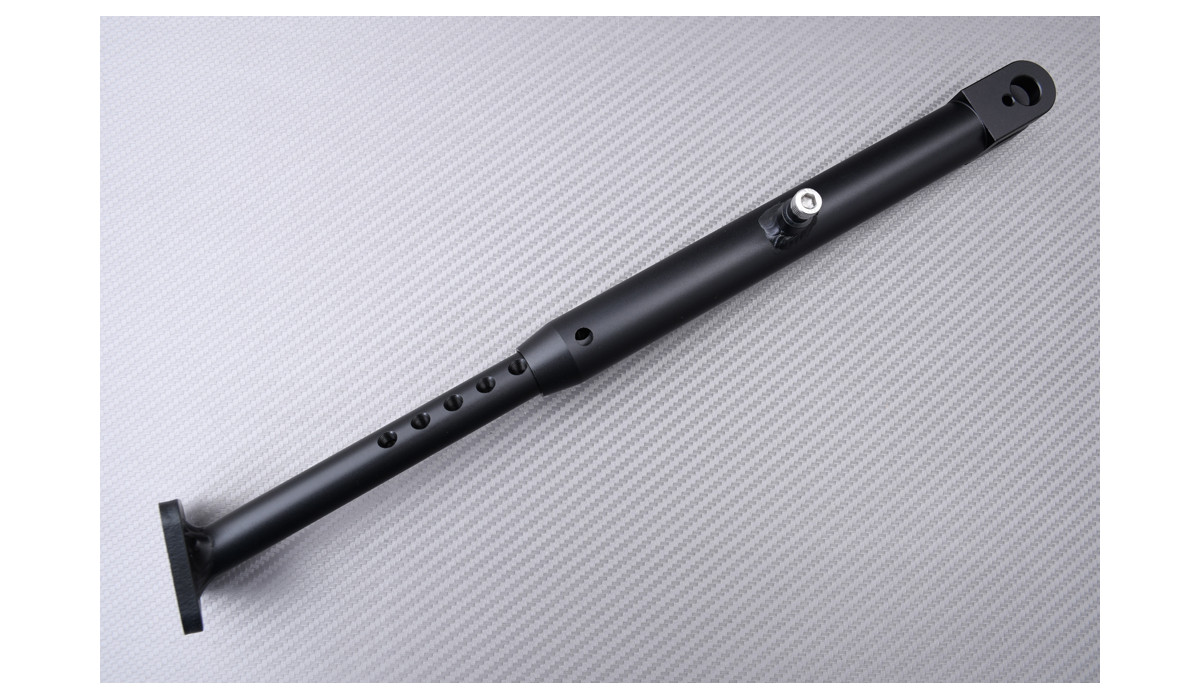 JFG RACING Cavalletto Laterale Per Moto Sur-Ron – Supporto Regolabile In Ferro, Altezza 8 Cm, Antiscivolo, Nero