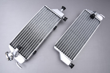 AVDB Pair of Ultra-Reinforced Racing Water Radiators TM RACING MX 80 / 85 / 100 / 125 / 144 / 250 / 300 2T 1999 - 2020