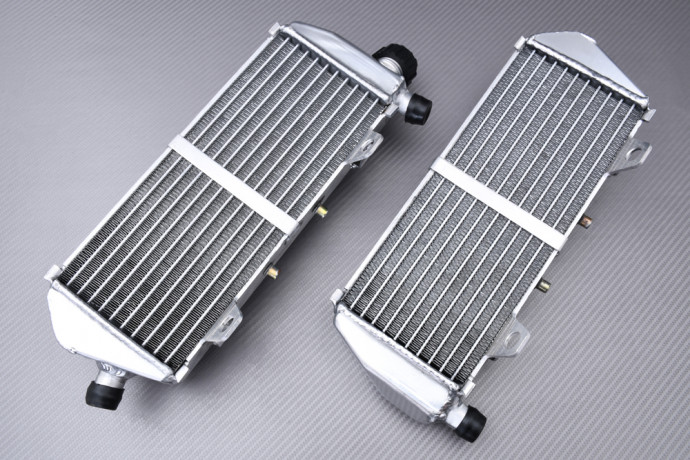 AVDB Pair of Ultra-Reinforced Racing Water Radiators KTM XCF / XCF-W / SXF 250 / 350 / 450 2023 - 2024