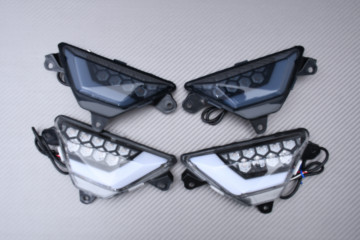 Paar vordere LED-Blinker Bi-Funktion KAWASAKI ZX6R / NINJA 300 / 400 / 500 / 650 / Z1000SX / ER6F 2012 - 2024