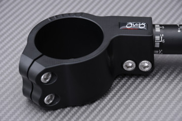 Pair of 37 mm SBK Clip-ons by AVDB tilt adjustable