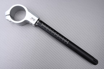 Pair of 45 mm SBK Clip-ons by AVDB tilt adjustable