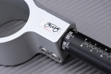 Coppia di semimanubri SBK by AVDB da 45 mm con inclinazione regolabile