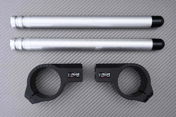 Pair of 50 mm SBK Clip-ons by AVDB tilt adjustable