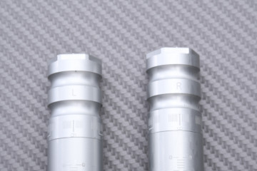 Pair of 50 mm SBK Clip-ons by AVDB tilt adjustable