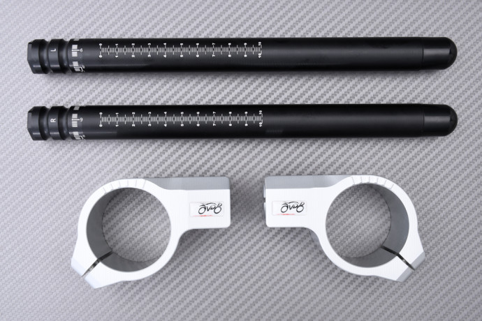 Ein Paar Halblenker 53 mm SBK by AVDB mit verstellbarer Neigung