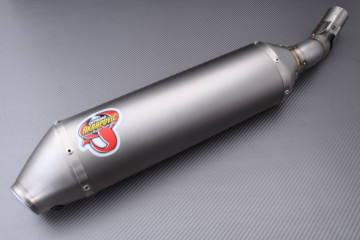 Schalldämpfer / Auspuff AKRAPOVIC Titan Gerade Einzeln HONDA CRF / CRE 250 / 450 R / X 2005 - 2009