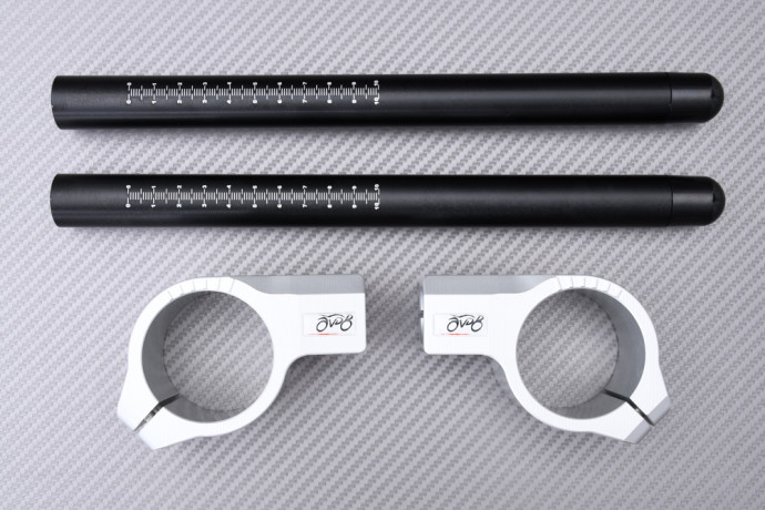 Pair of clip-ons 53 mm SBK by AVDB