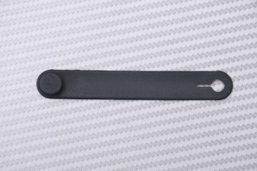 Universal rubber clamp. Clippable and reusable model.