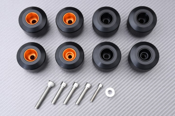 KIT Protections Fourche + Bras Oscillant KTM ADVENTURE / DUKE / RC 125 / 200 / 250 / 390 2011 - 2024