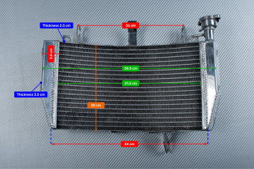 Radiateur DUCATI MONSTER 1200 / S / R 2014 - 2021