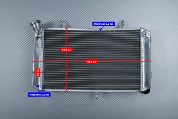 Kühler YAMAHA FAZER 1000 FZ8 / FZ1 / FAZER 800 / 1000 2006 - 2016