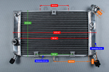 Radiateur YAMAHA XJ6 / DIVERSION 600 / F / FZ6R 2009 - 2017