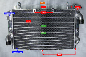 Radiator YAMAHA YZF R1 CROSSPLANE 2009 - 2014