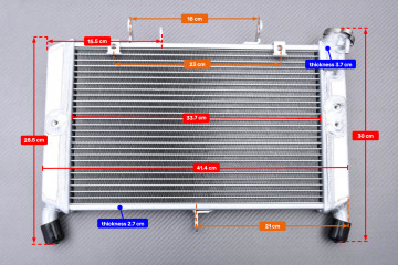 Radiador YAMAHA MT09 / XSR 900 / TRACER / GT 2015 - 2020