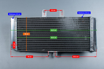 Radiator SUZUKI GSF 650 BANDIT S / N 2007 - 2016