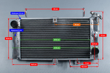 Radiatore SUZUKI GLADIUS 650 SFV 2009 - 2017