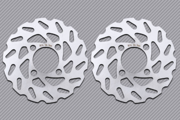 Paire de Disques Avant SHURIKEN Quad / ATV YAMAHA YFM 350 WOLVERING / 400 KODIAK / BIG BEAR 2X4 / 4X4 1995 - 2005