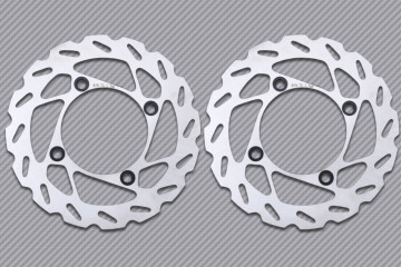 Paire de Disques Avant SHURIKEN Quad / ATV YAMAHA YFM KODIAK / GRIZZLY 550 / 700 / EPS 4X4 2007 - 2025