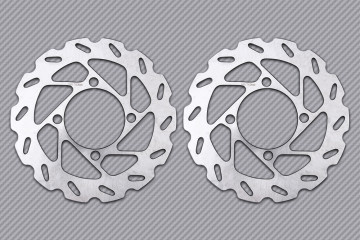 Paire de Disques Avant SHURIKEN Quad / ATV YAMAHA YXR 450 / 660 / 700 RHINO / SPORT / HUNTER 2004 - 2014