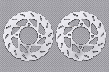 Paire de Disques Avant SHURIKEN Quad / ATV POLARIS PREDATOR / OUTLAW 450 / 500 / 525 2X4 / S / MXR / IRS 2003 - 2011