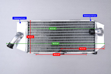 Pareja de Radiadores Agua Racing Ultra-Reforzado AVDB YAMAHA YZF / WRF 426 2000 - 2002