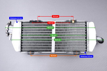 AVDB Pair of Ultra-Reinforced Racing Water Radiators BETA RS / RR 350 / 390 / 400 / 450 / 500 / 520 4T 2010 - 2019