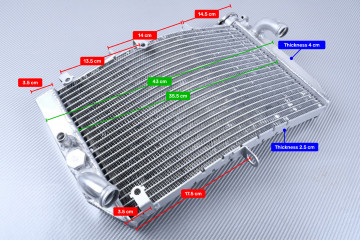 Radiador HONDA CBR 600 F / F4 / FS 1999 - 2006