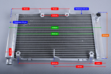 Radiateur HONDA HORNET 600 / CBF 600 2007 - 2013