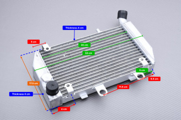 Radiateurs HONDA VFR 800 VTEC 2002 - 2013