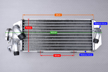Pareja de Radiadores Agua Racing Ultra-Reforzado AVDB SUZUKI RM 250 1996 - 2000