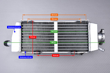 AVDB Pair of Ultra-Reinforced Racing Water Radiators SUZUKI RMX 250 / S 1998 - 1999