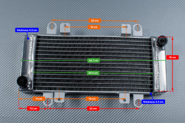 Radiatore KAWASAKI NINJA 250R / Z250 2008 - 2013