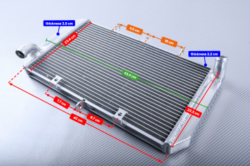 Radiateur KAWASAKI Z1000 / Z1000SX / VERSYS / NINJA 1000 SX 2010 - 2024