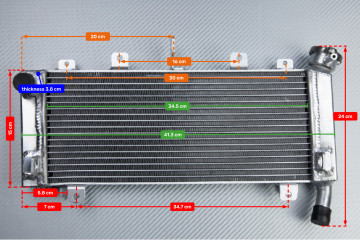 Radiator KAWASAKI Z650 / NINJA 650 R 2017 - 2025