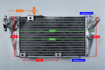 Radiatore KAWASAKI KLR 650 1997 - 2007