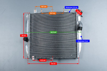Radiateur KAWASAKI ZX10R / RR / SE 2011 - 2020